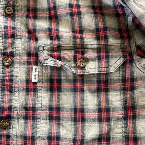 Plaid Button up - Picture 3 of 5